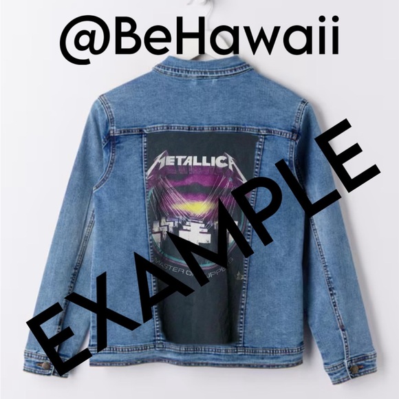Message me FIRST - BeHawaii Custom Jean Jacket - Picture 7 of 17